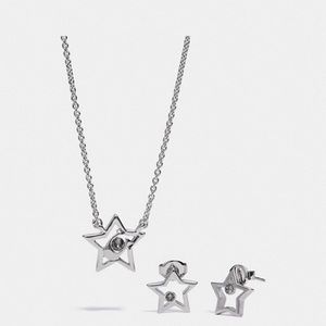 ⭐️⭐️Brand New Coach ⭐️ Star Necklace and Earrings